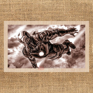 IRON MAN pyroprinter & laser-ready files 3DWave.us